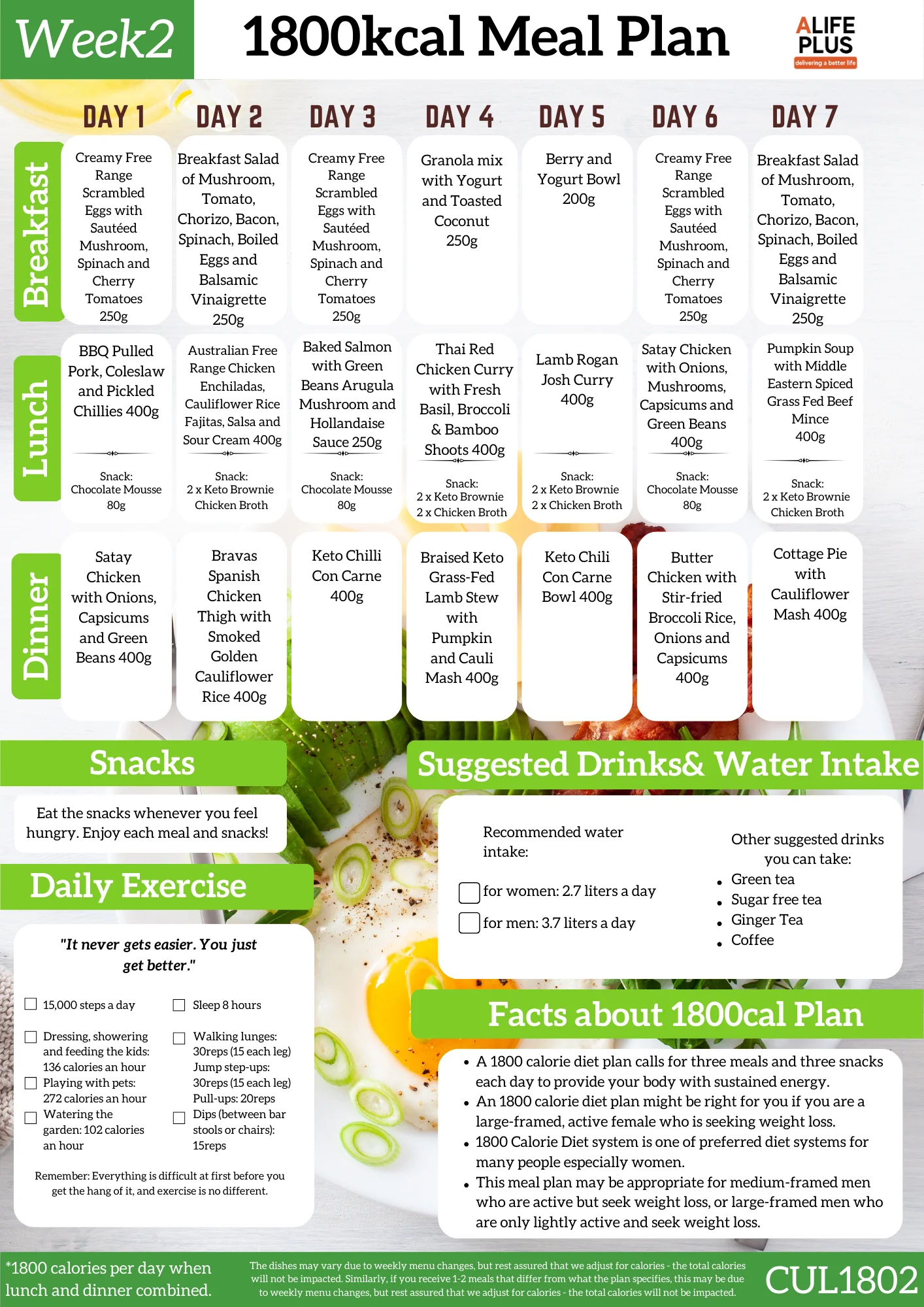 1800cal Ultimate Meal Set #2 - Image 2