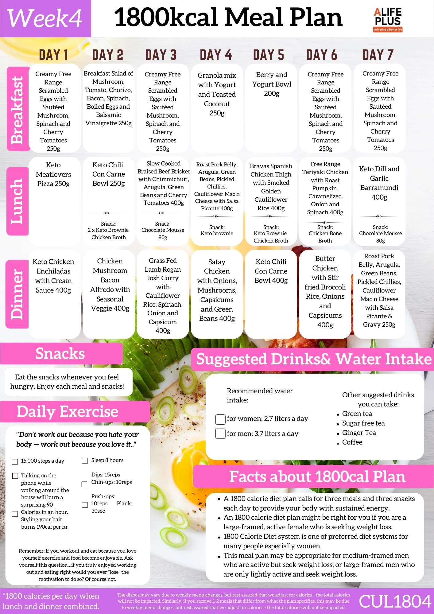 1800cal Ultimate Meal Set #4 - Image 2