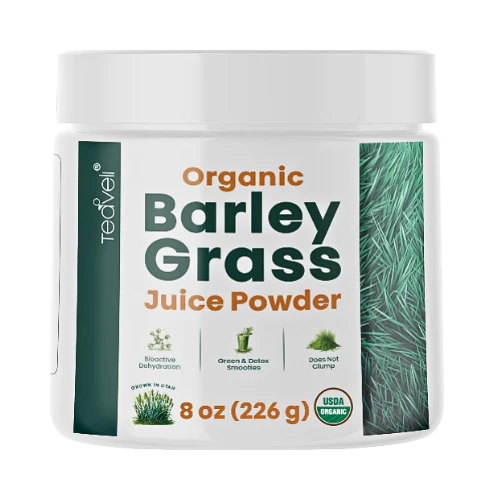 Organic Barley Grass Juice Powder – Raw & Nutrient-Rich Detox | 8 oz