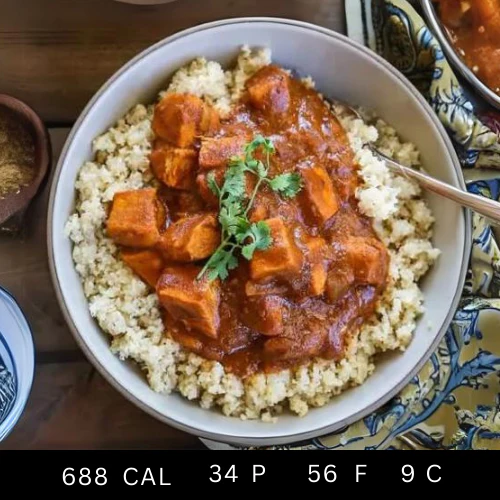 Chicken Tikka Masala with Cauliflower Rice (Gluten-free) - Image 4