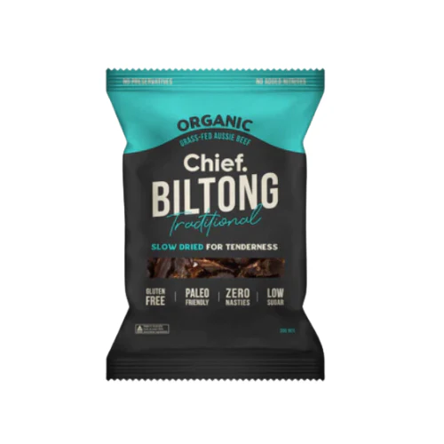 Chief Traditional Beef Biltong 30g (NDIS)