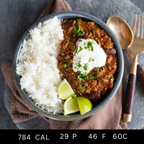 Chili Con Carne Rice Bowl (Gluten-free) - Image 4