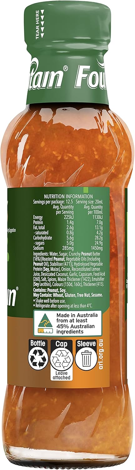 Fountain Satay Sauce – Perfect for Dipping & Marinades | 250ml - Image 2