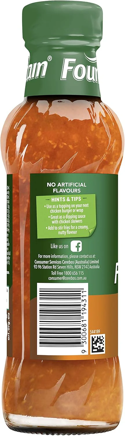 Fountain Satay Sauce – Perfect for Dipping & Marinades | 250ml - Image 8