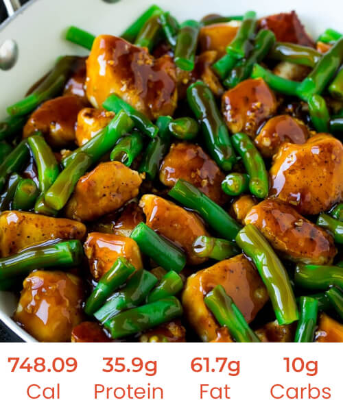 Free Range Satay Chicken with Onions, Mushrooms, Capsicums and Green Beans - Image 3