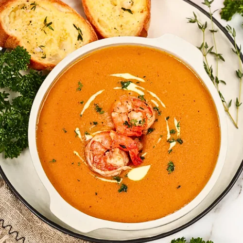 Garlic Prawn Bisque Soup (NDIS)
