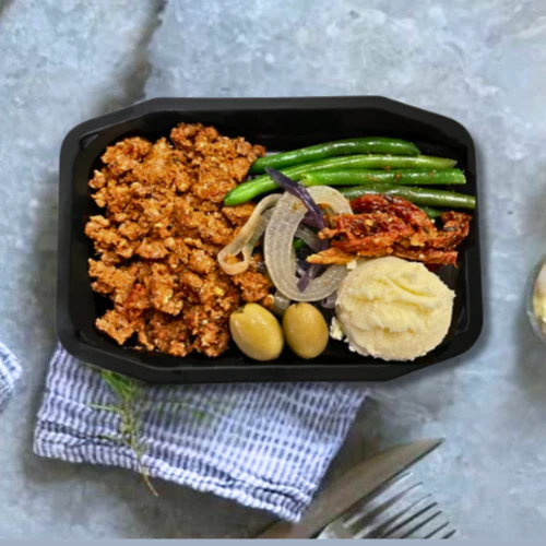 Grass Fed Beef Bolognese with Potato Mash & Olives and Dried Tomatoes 250g (NDIS) - Image 2
