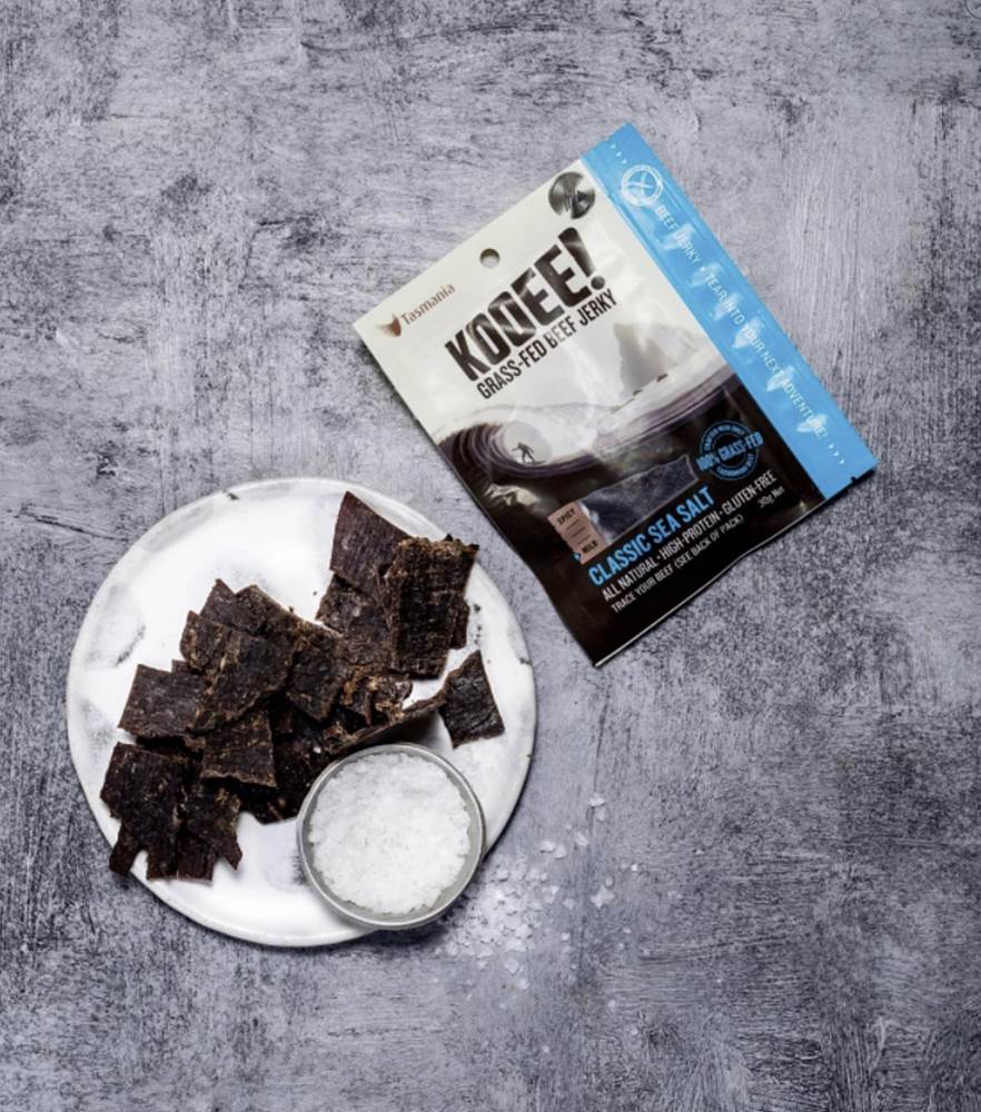 Kooee! Snacks Beef Jerky - Classic Sea Salt (Gluten Free) - 30g (NDIS) - Image 3