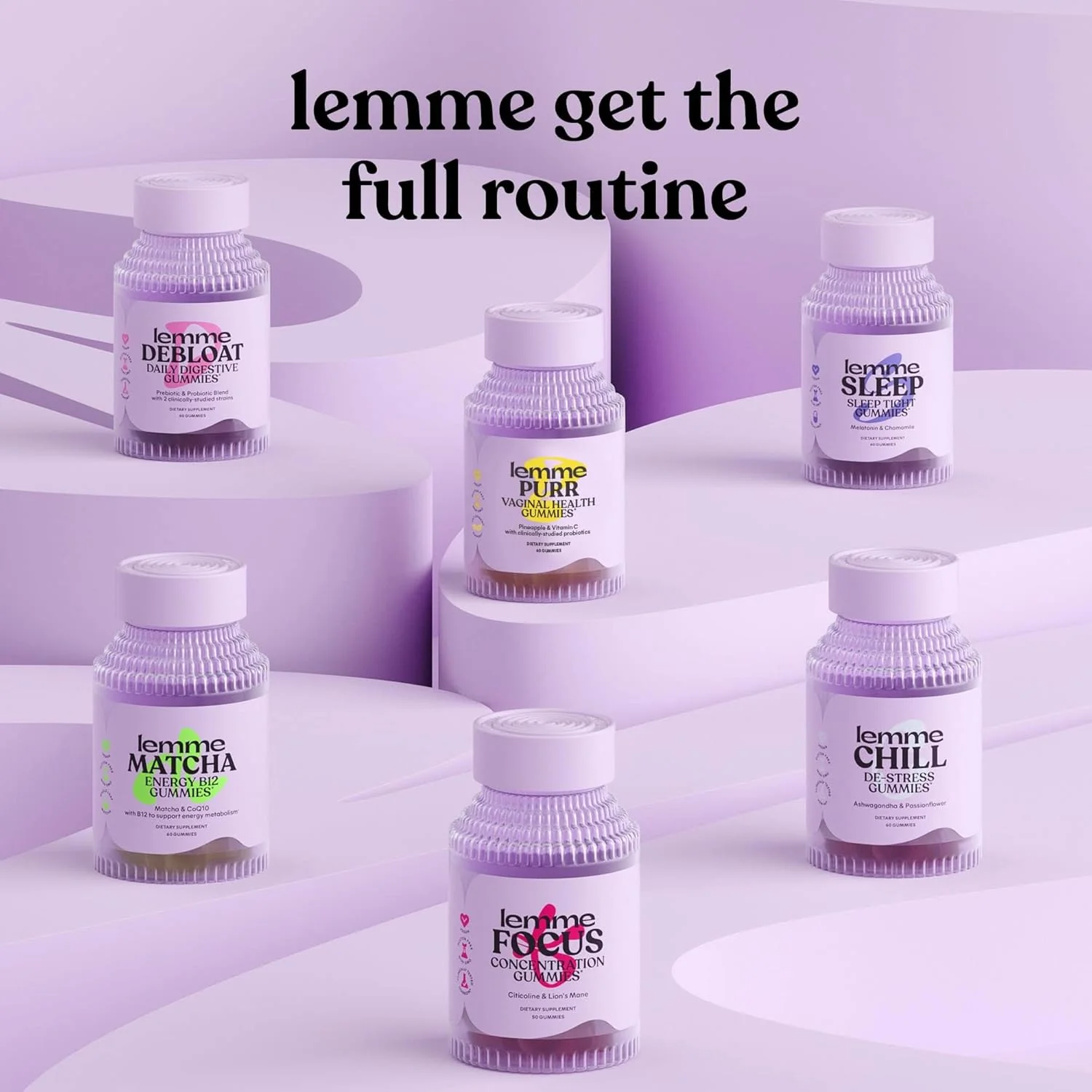 Lemme Purr Vaginal Health Probiotic Gummies – pH & Freshness Support | 60 Count - Image 8