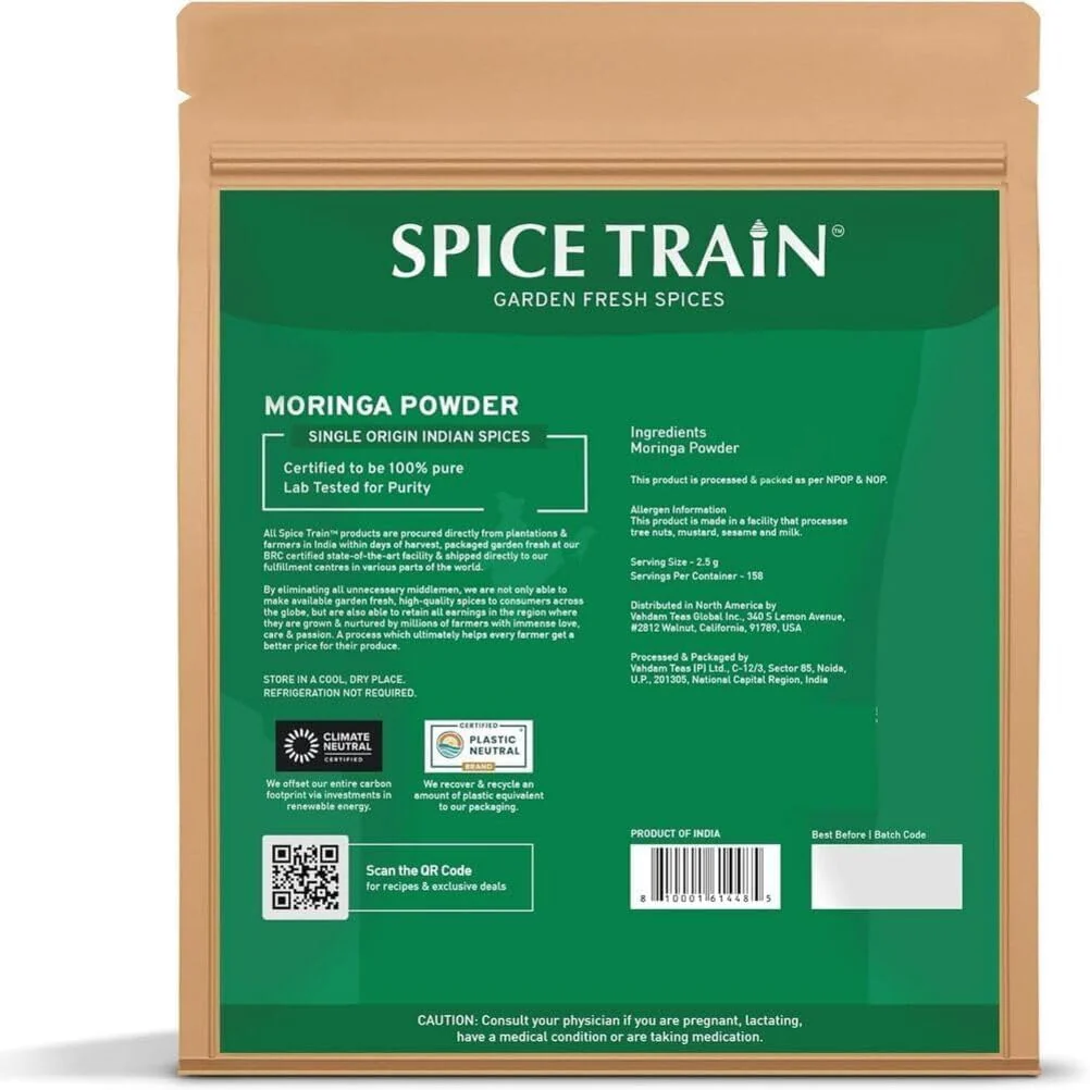 Moringa Powder – Nutrient-Rich Superfood for Smoothies & Tea | 397g - Image 9