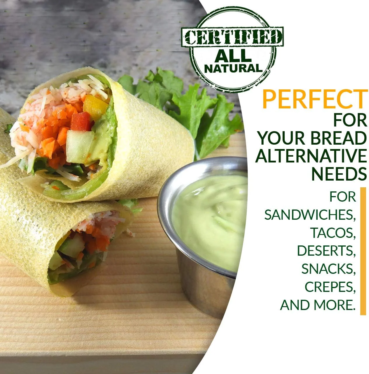 Nuco Coconut Cassava Wraps - Image 3
