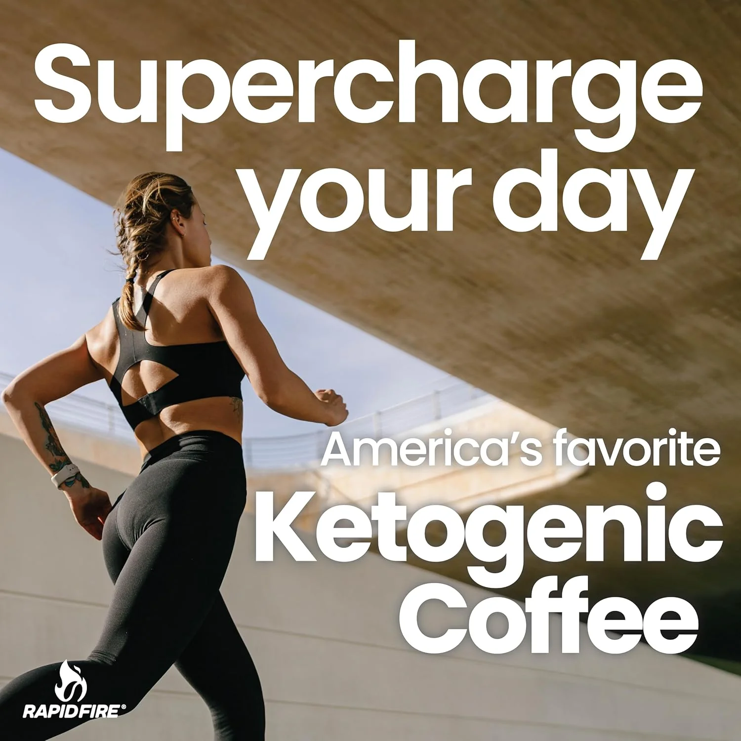 Rapid Fire Keto Coffee Mix – Instant, Fair Trade & Metabolism Support | 7.93 oz, 15 servings - Image 6