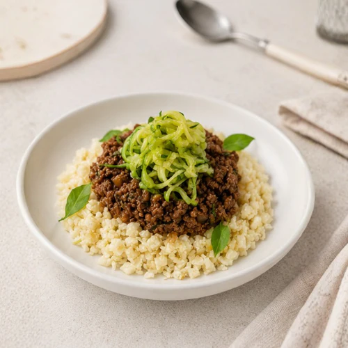 Thai Basil Beef, Cauliflower Rice, Zucchini Noodles - Image 2